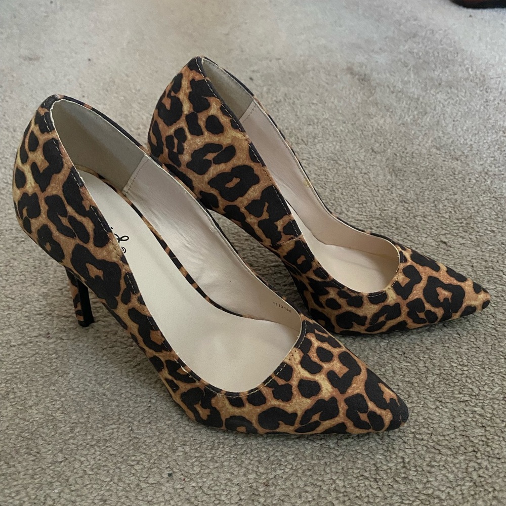 Leopard Print High Heels
